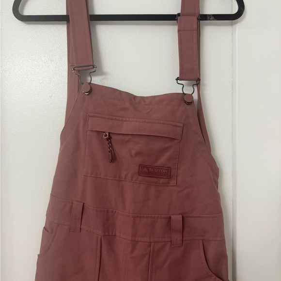 Burton Women's Burton Avalon Bib Softshell in Rose Brown Size XS - Picture 12 of 15